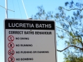 Lucretia Baths in Woodford Bay