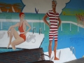 Mural at the café above Murray Rose Pool in Double Bay