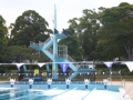 Diving board at the Parramatta War Memorial Swimming Centre
