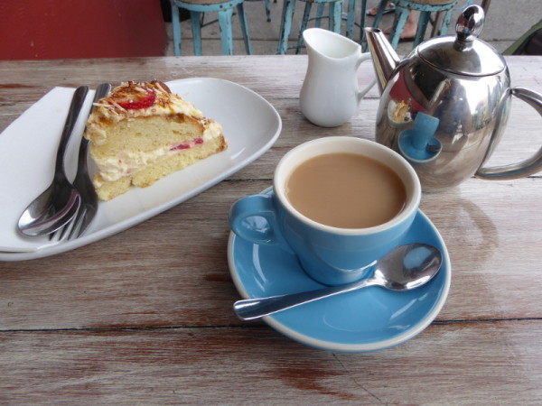 Cake & tea in North Bondi at Depot