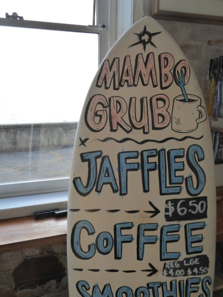 Mambo Coffee shop near Fairy Bower pool