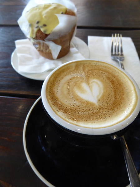 Good coffee and cake at Café on Strand in Croydon