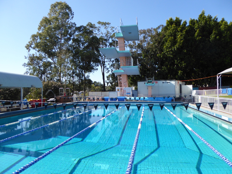 Diving boards at Leichhardt Pool