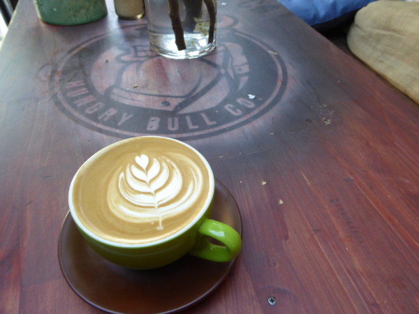 Coffee in Balmain at Hungry Bull Co