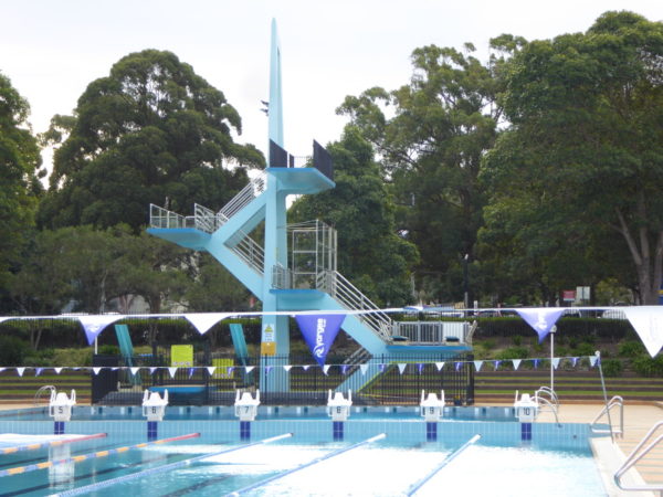 Parramatta Pool with diving board